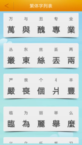 繁体字转换器app