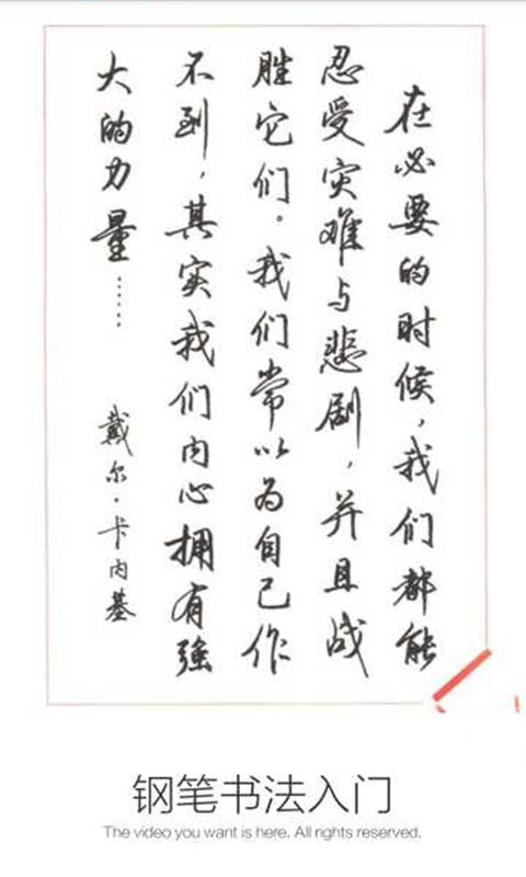 钢笔书法软件