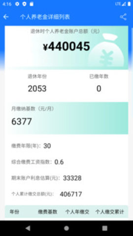 养老金计算器手机版