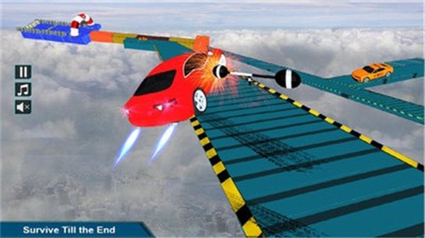 高空赛道不可能的特技竞赛3D手游