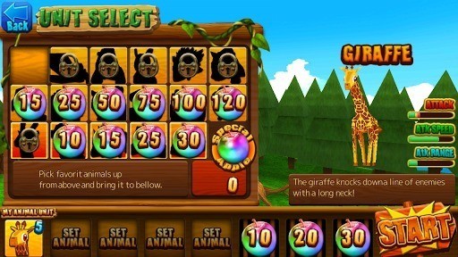 动物塔防战手游