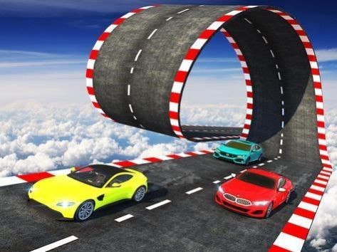 空中坡道汽车特技3D手游